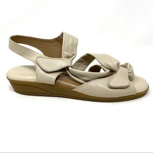 Beautifeel Venezuela vanilla leather comfort sandals WIDE